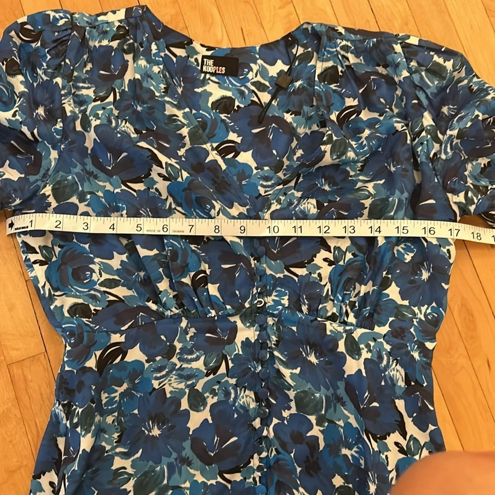 The Kooples Long printed dress with buttons - Picture 7 of 10